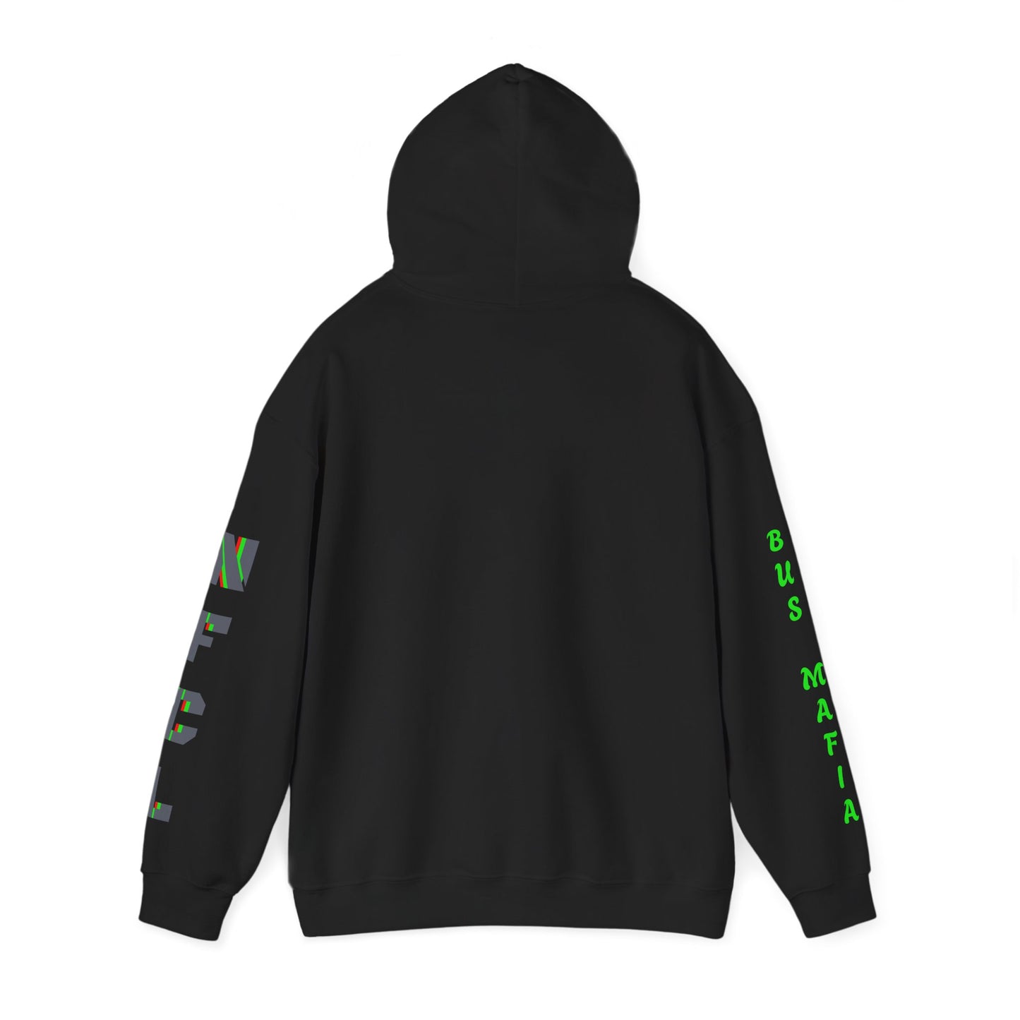 Z...NFCL WORK ATTIRE Hoodie with grey/black green red Sleeve Graphics