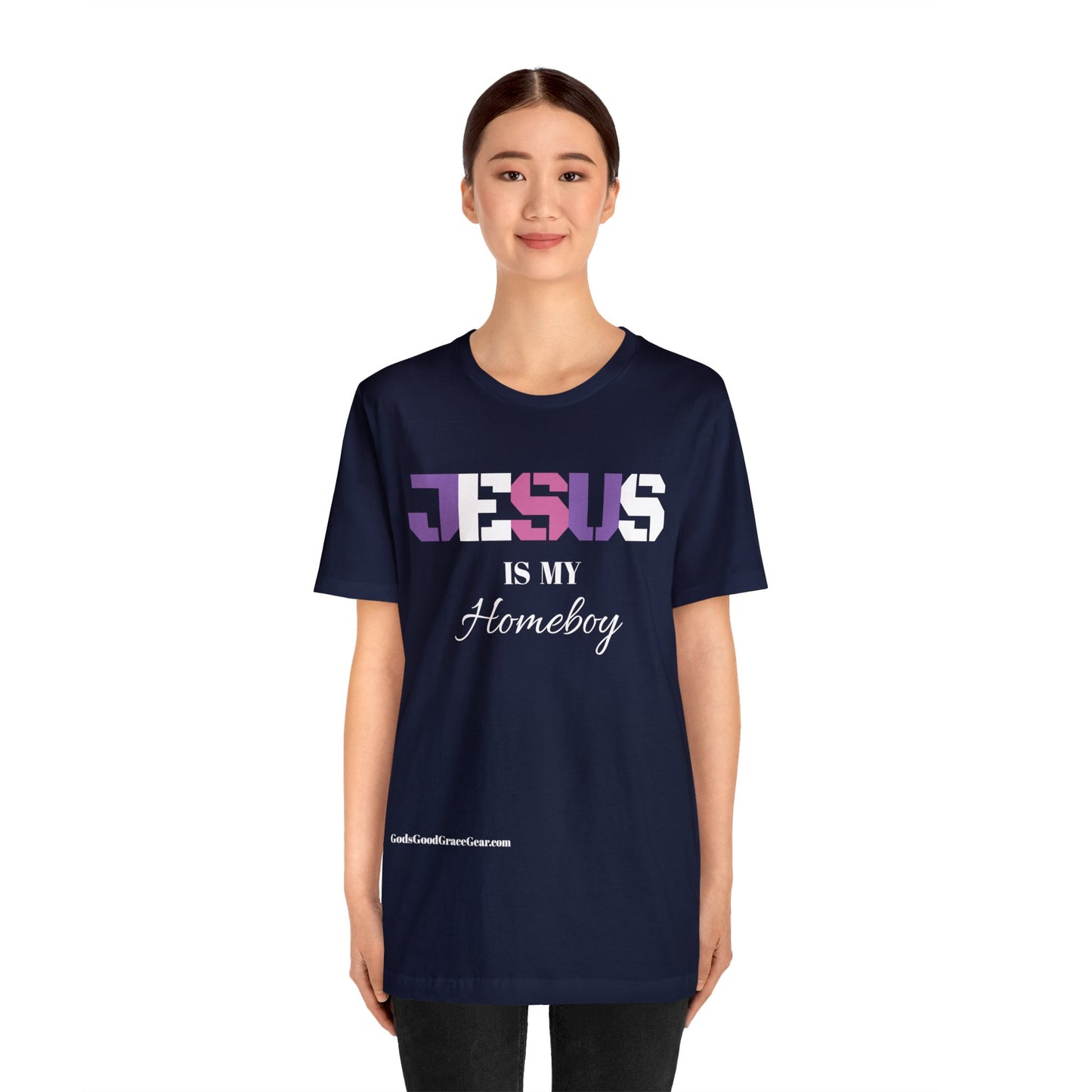 B....JESUS (Homeboy) Unisex Jersey Short Sleeve Tee