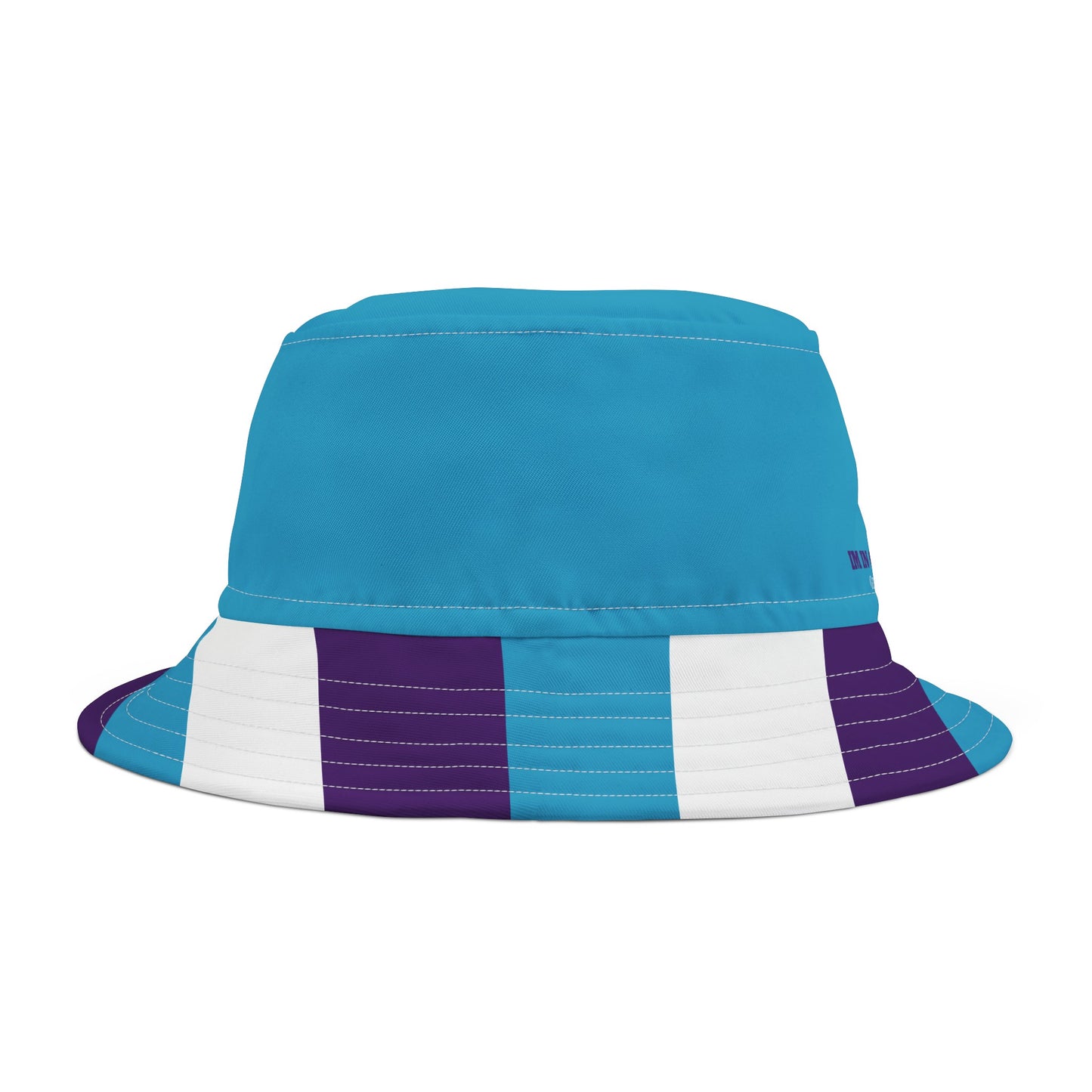 A........purple/turquoise/white Bucket Hat