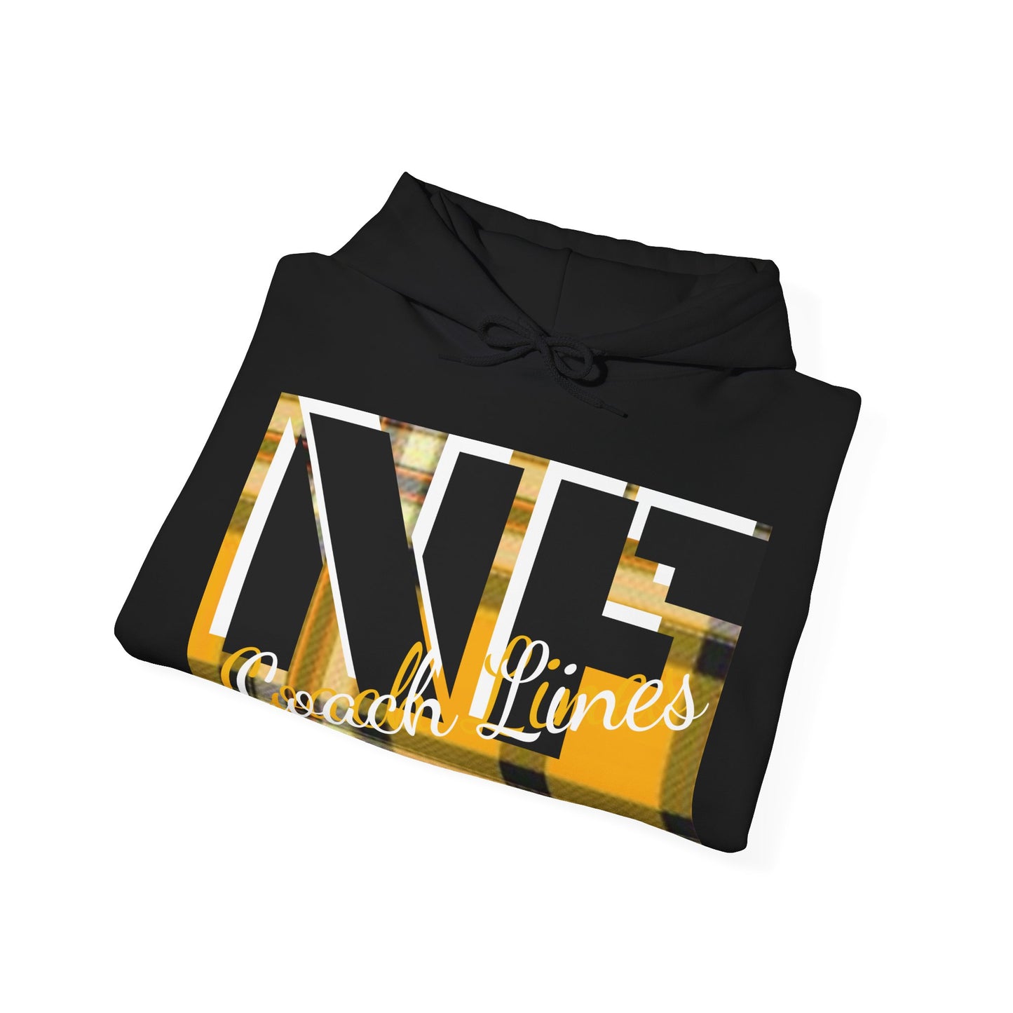 Z...NFCL WORK ATTIRE yellow plaid Unisex Heavy Blend™ Hooded Sweatshirt