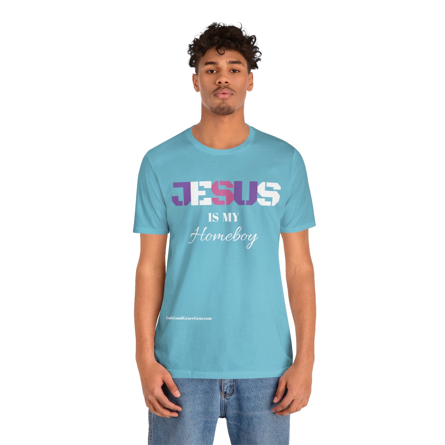 B....JESUS (Homeboy) Unisex Jersey Short Sleeve Tee