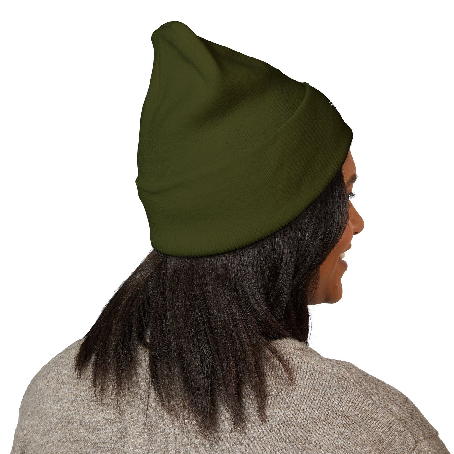 T...GGG White Logo Embroidered Classic Cuffed Beanie —MULTIPLE COLORS... Knit Hat