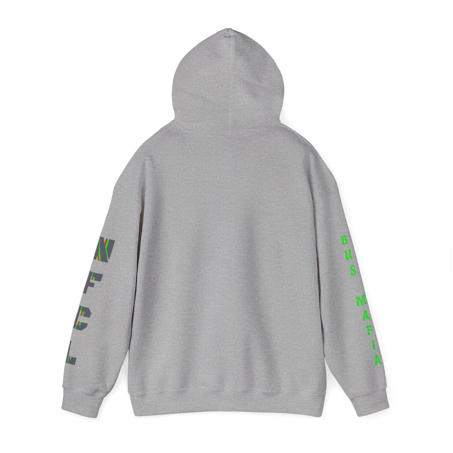 Z...NFCL WORK ATTIRE Hoodie with grey/black green red Sleeve Graphics