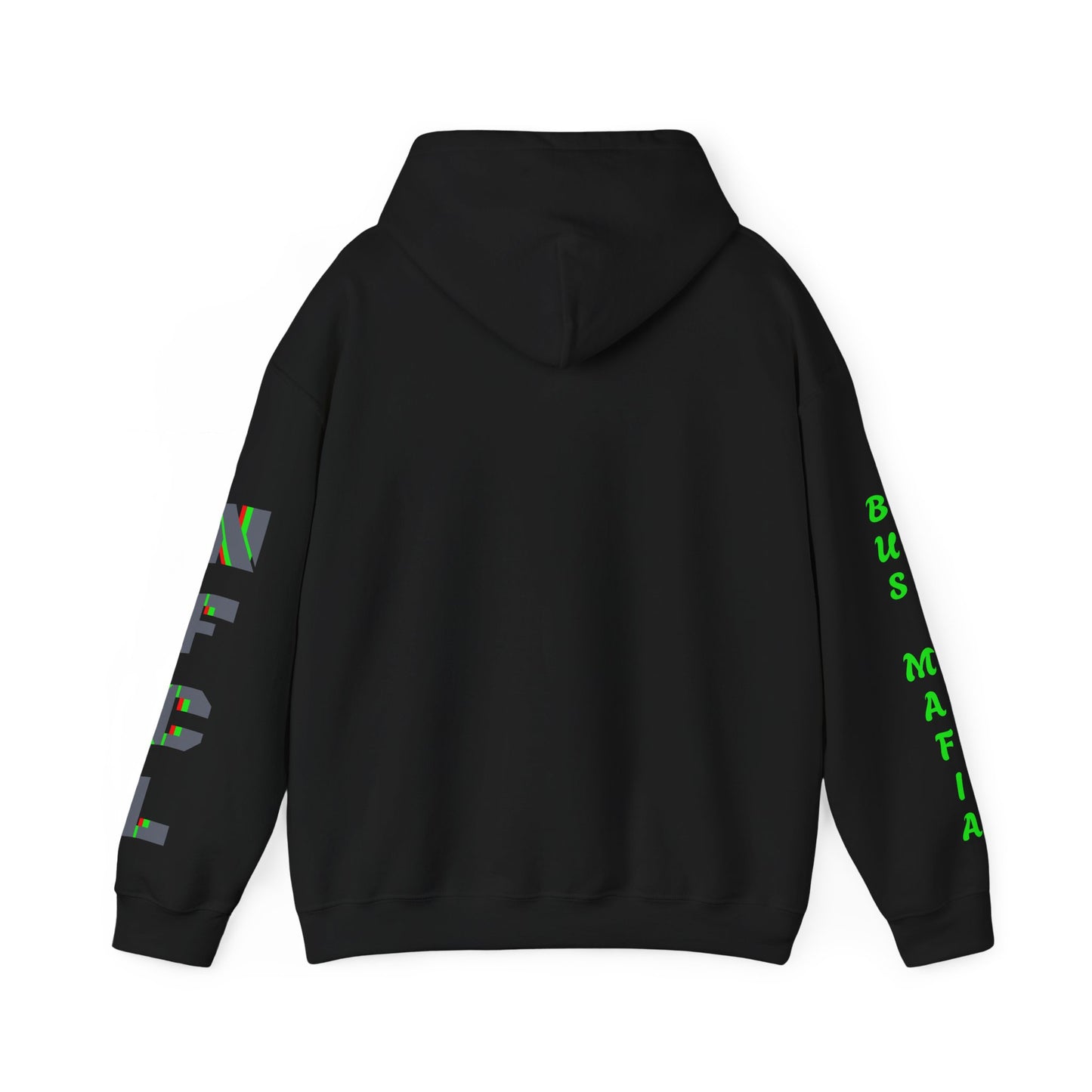 Z...NFCL WORK ATTIRE Hoodie with grey/black green red Sleeve Graphics