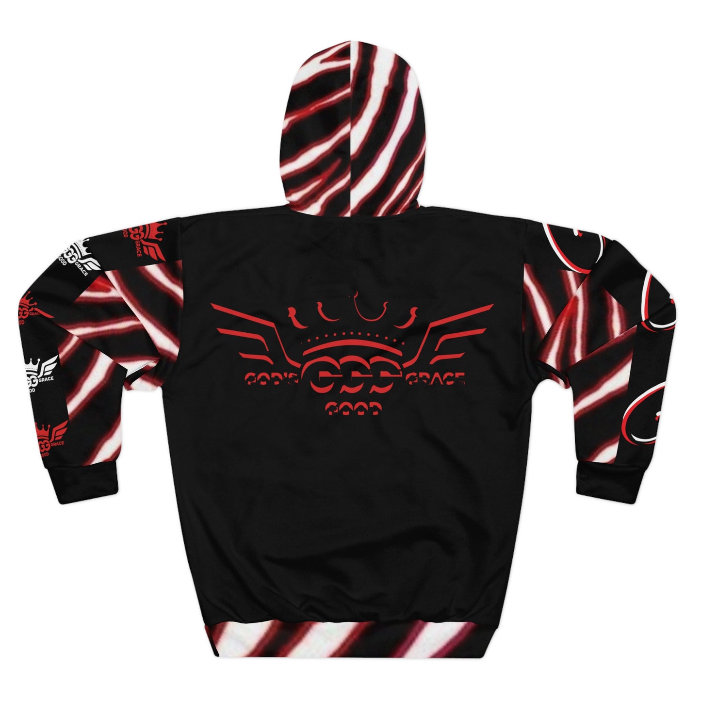 A...................GGG CUT FROM A DIFF CLOTH...POLYESTER BIG BOY RED,BLACK,WHITE Unisex Pullover Hoodie