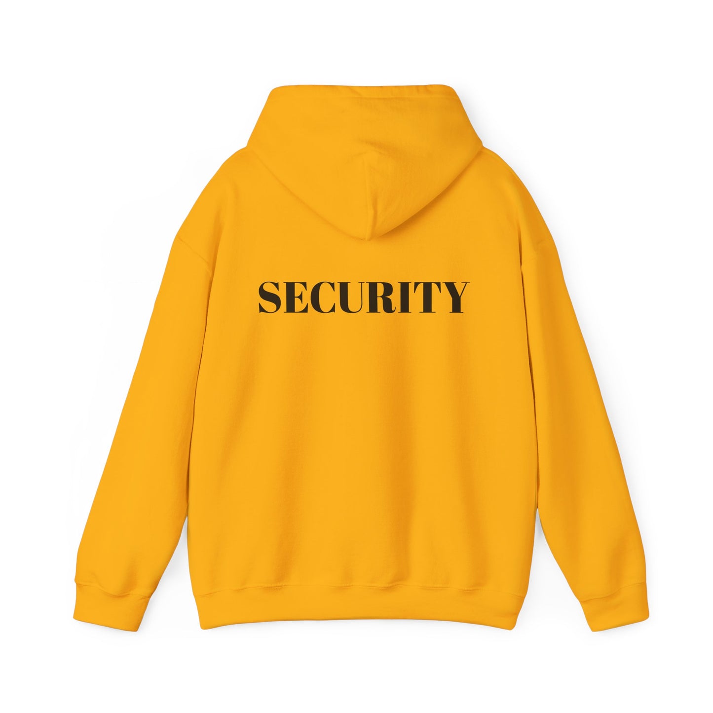 ZZ......Niagara Falls District SECURITY yellow/black Unisex Heavy Blend™ Hooded Sweatshirt