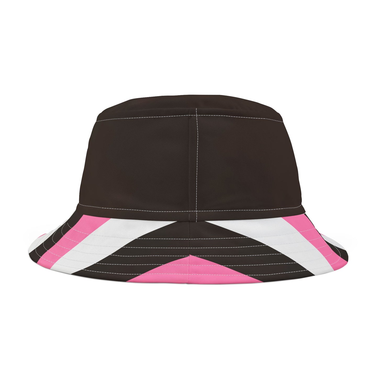 A......pink/white/brown GGG Bucket Hat