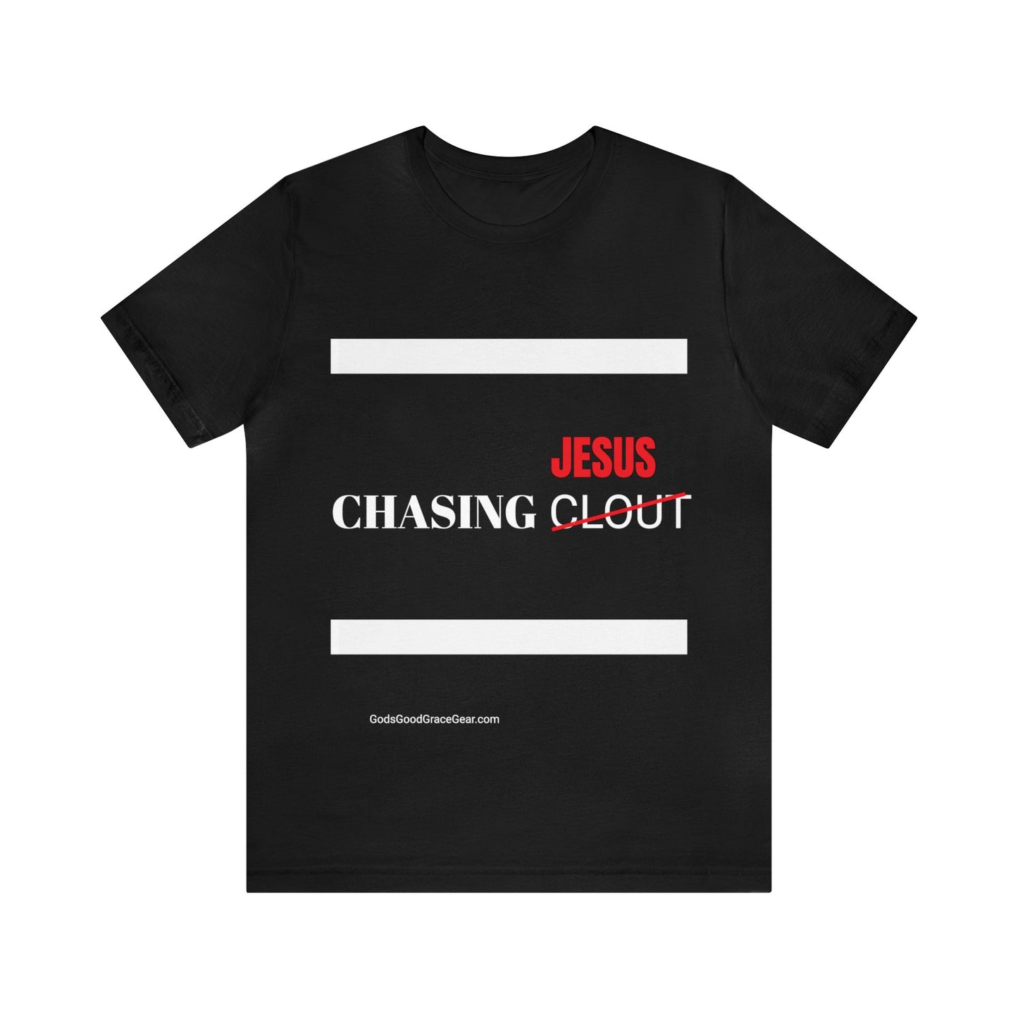 B....CHASING JESUS Unisex Jersey Short Sleeve Tee