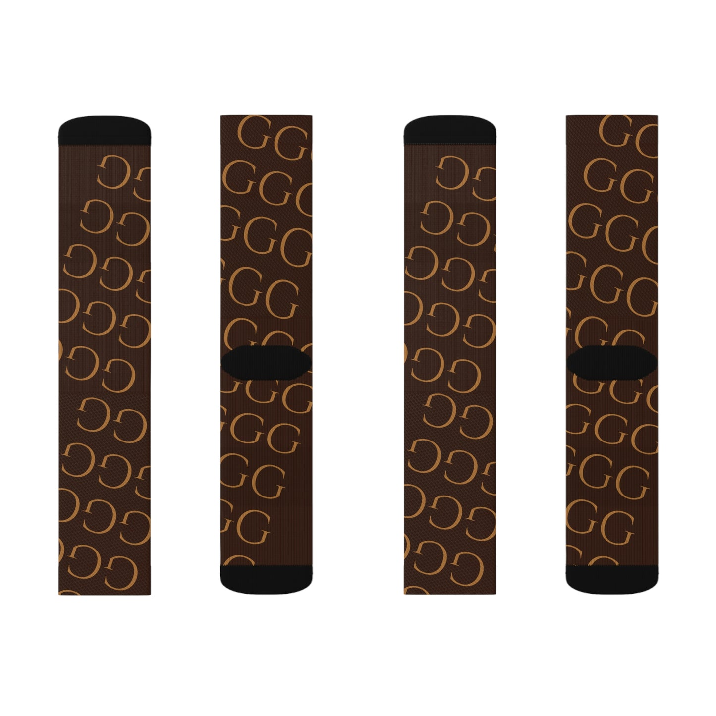 A..brown design WOMENS SOCKS Sublimation Socks (socks tshirt hat SOLD SEPARATELY)