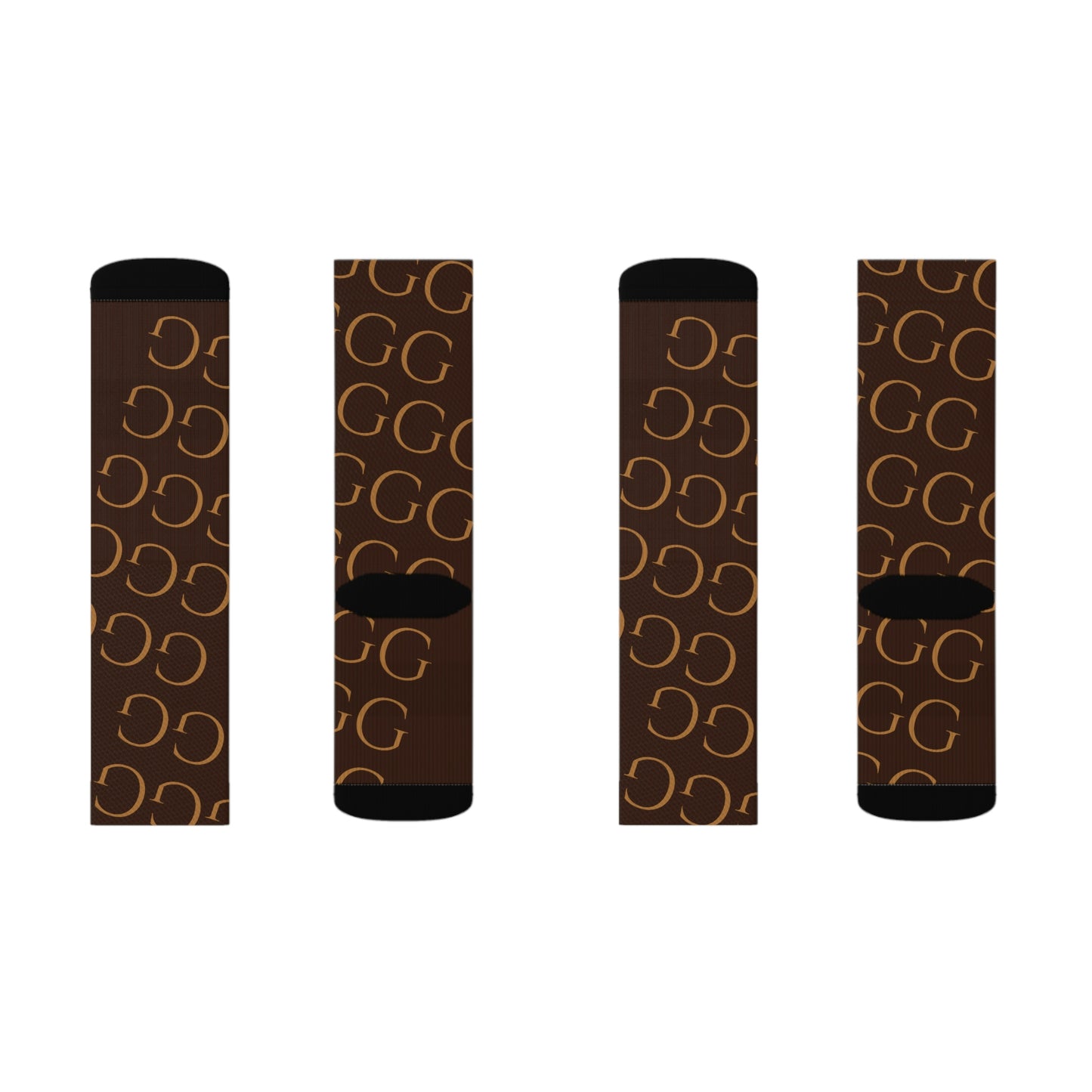 A..brown design WOMENS SOCKS Sublimation Socks (socks tshirt hat SOLD SEPARATELY)