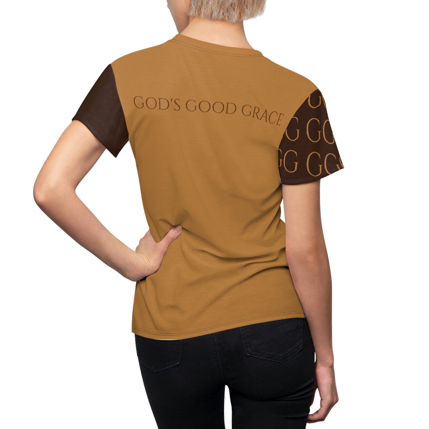 A..brown design WOMENS STYLE T-SHIRT AOP Cut & Sew Tee (tshirt, hat, socks SOLD SEPARATELY)Y