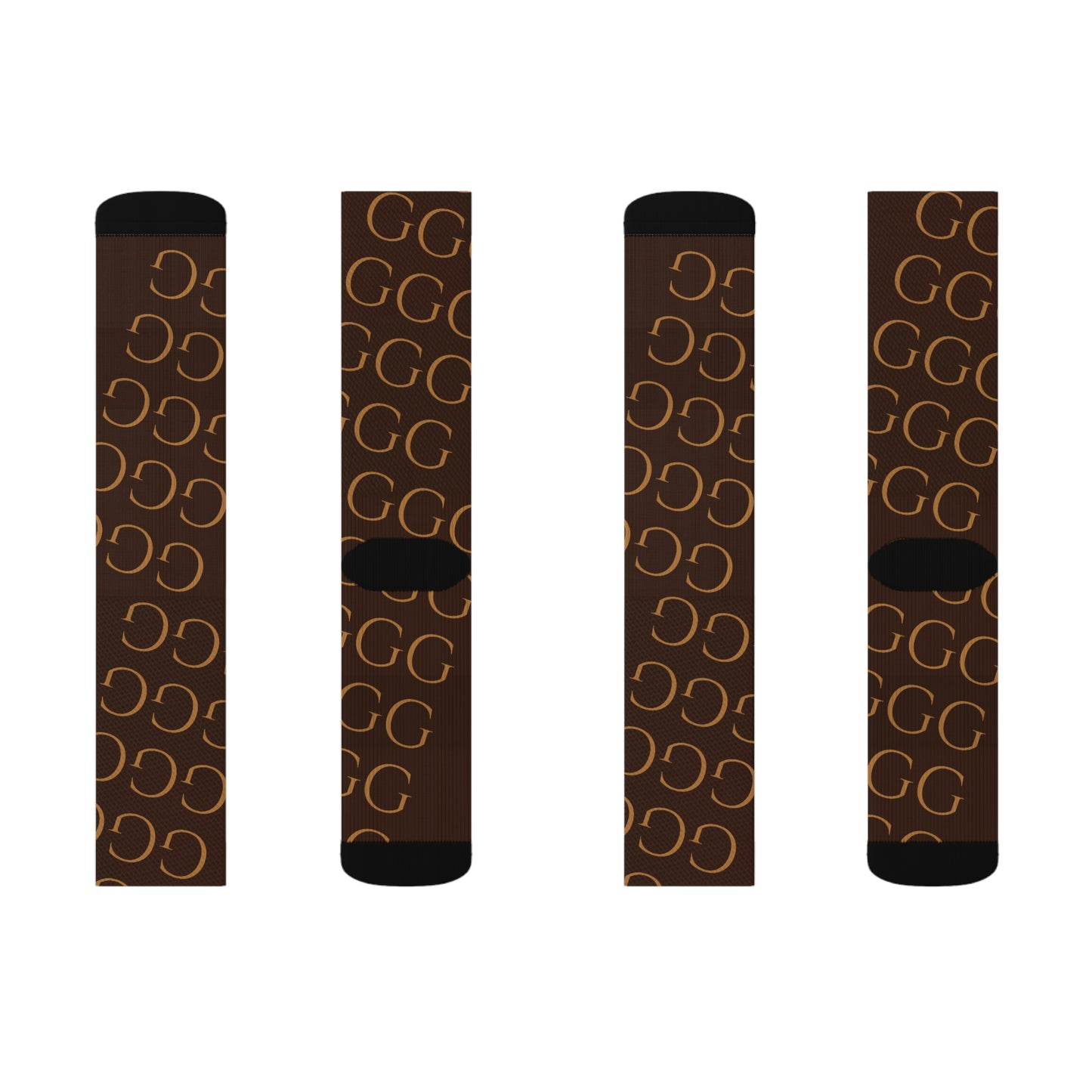 A..brown design WOMENS SOCKS Sublimation Socks (socks tshirt hat SOLD SEPARATELY)